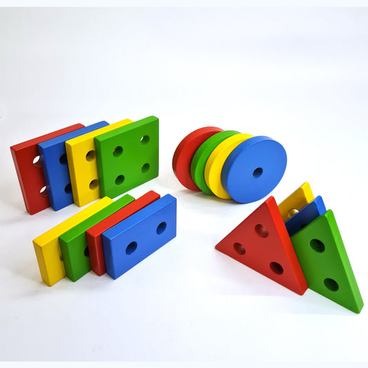 Wooden Sorting & Stacking